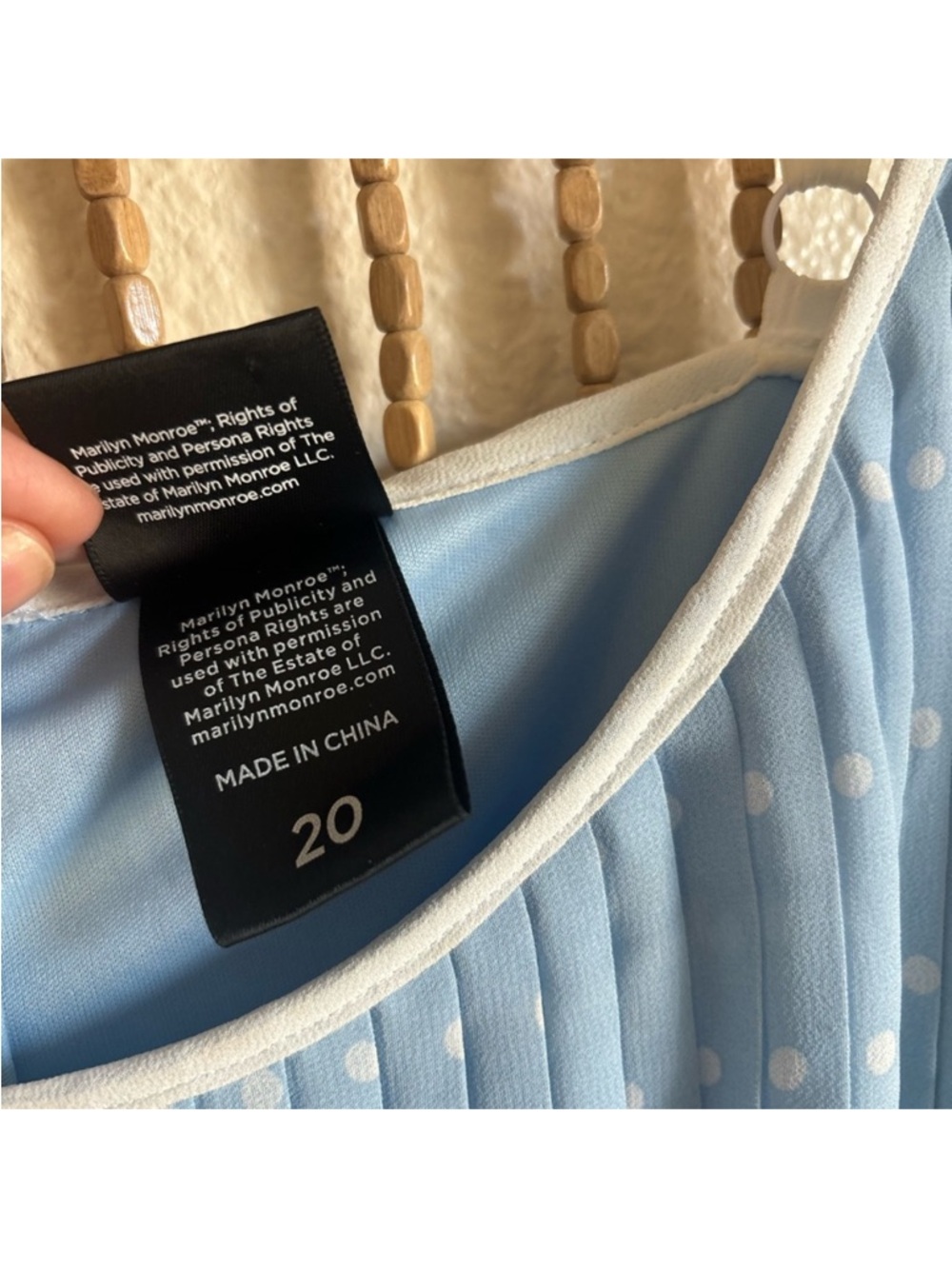 NWOT Torrid Marilyn Monroe Pleated Tiered Midi Light Blue Dress - Picture 9 of 10